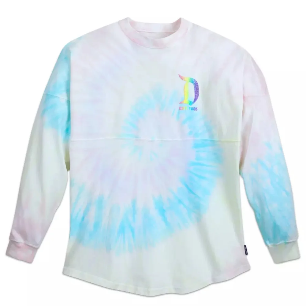 Disneyland Cotton Candy Tiedye Rainbow Spirit Jersey S